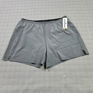 Smartwool Sport Lined‎ Shorts Mens XL Grey Performance Active Drawstring Merino